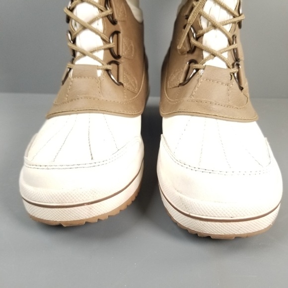 Mix No. 6 Bellet Women's Snow Boots White/Tan Size US-7 - Picture 6 of 13